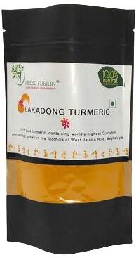 Vedic Fusion Sun Dried lakadong turmeric powder, Certification : ISO 9001:2008