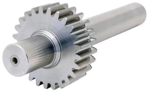 Mild Steel Pinion Shafts Precision Gears, Features : Abrasion resistant, Lightweight, Smooth finishing