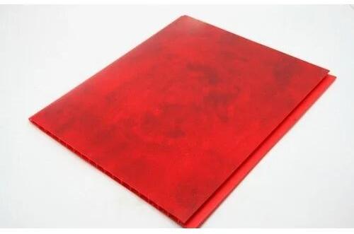 PVC Wall Panel, Color : Red