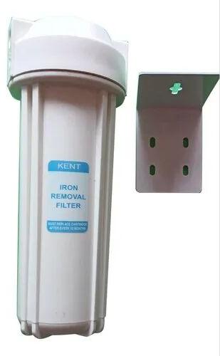 Plastic Kent Iron Removal Filter, Color : White