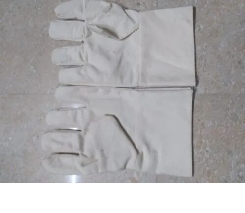 90g Plain Cotton Drill Hand Gloves, Size : 11 Inch