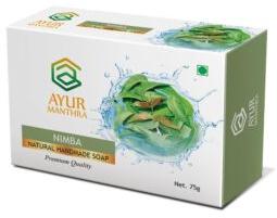 Oval Neem Nimba Soap, for Bathing, Skin Care, Form : Solid