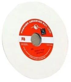 White Premier Abrasives Silicon Carbide Grinding Wheel, Size : 6 inch