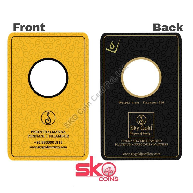 Customize Gold Coin Cards