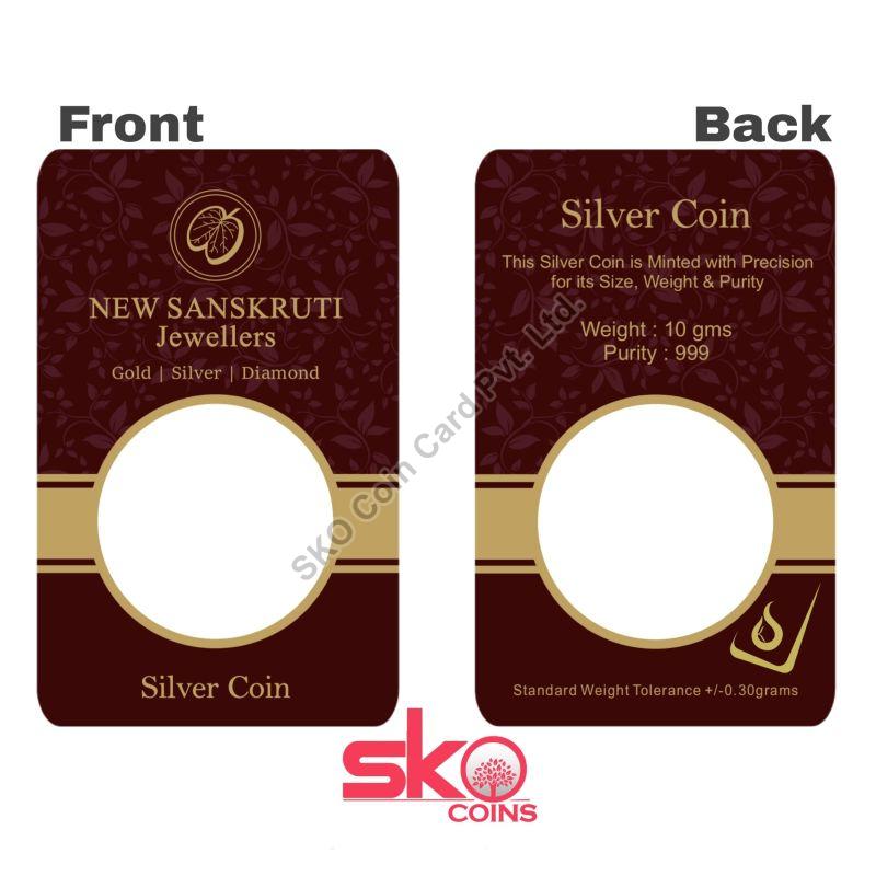 Jewelers Round Shape Coin Card
