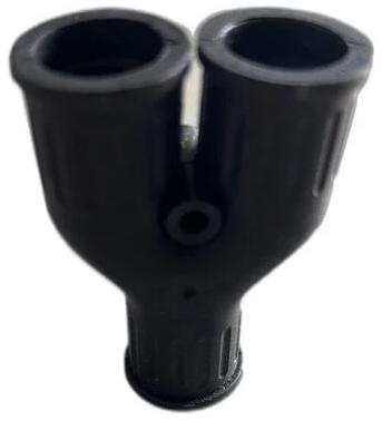 Black Y Shape Pvc Flexible Pipe Joint