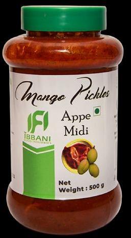 IBBANI Chili Powder Appe midi pickle(500mg), Packaging Type : 500gm