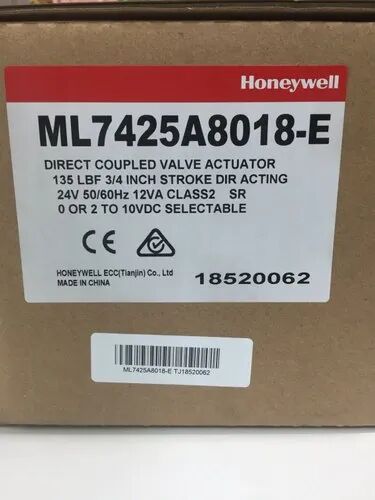 Honeywell Actuators, Power : 24 Vac (+10%, -15%), 60 Hz
