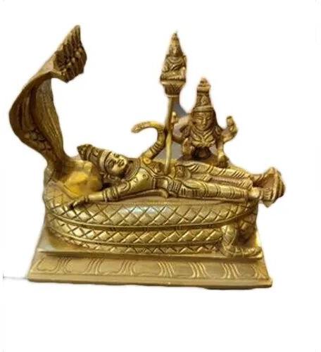 Brass Ranganathar Statue, Packaging Type : Box