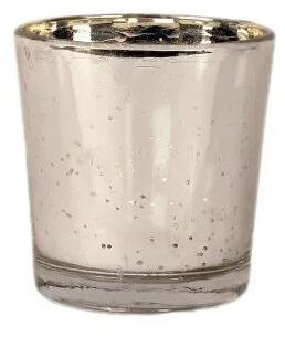 Silver Glass Votive