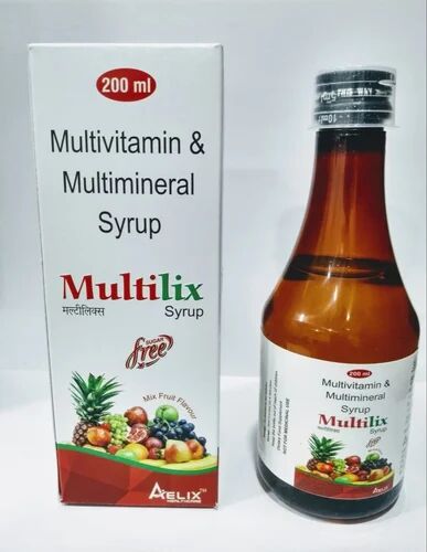 Multivitamin Multimineral Syrup, Packaging Type : Bottle