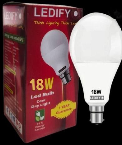 LEDIFY 18W Round led bulb, for Domestic, Industrial, Residential, Feature : High Performance, Stable Performance