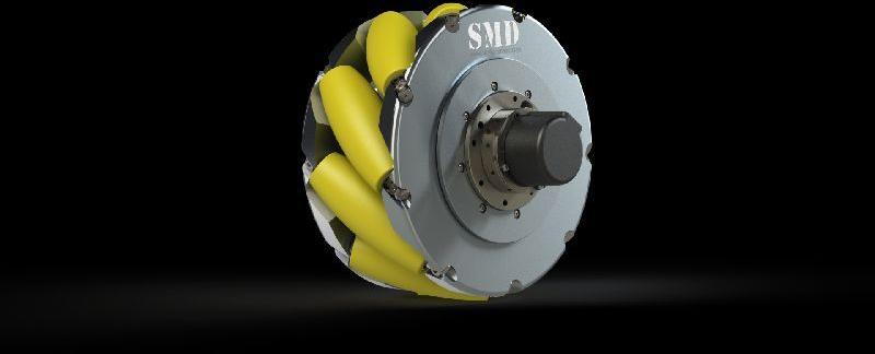 Round AGV Wheel, for Automated Guided Vehicles, Wheel Type : Dual