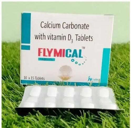Calcium Carbonate Tablet, Packaging Type : Bliser