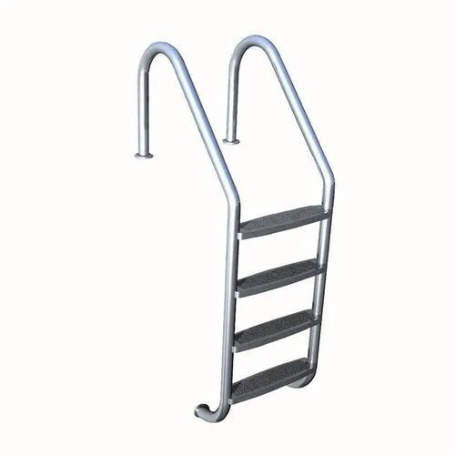Stainless Steel Swimming Pool Ladders, Color : Silver