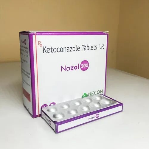 Nazol-200 Ketoconazole Tablet, Packaging Size : 1X10