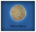 silica sand