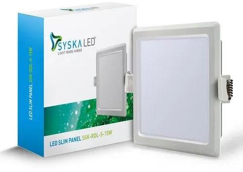 LED Square Downlight, Color Temperature : 5000-6500 K