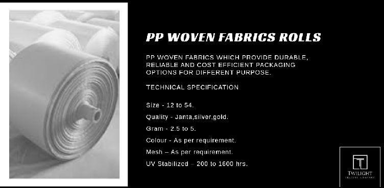 Twilight PP Woven Fabrics, for Bags, Width : 1600mm