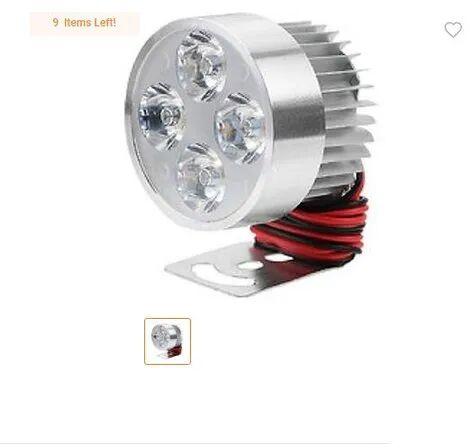 Chrome LED Round Light, Lighting Color : White