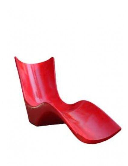 FRP Lawn Chair, Color : Red