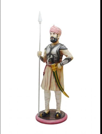 FRP Traditional Darbaan Statue, Feature : Water Weather Resistant .