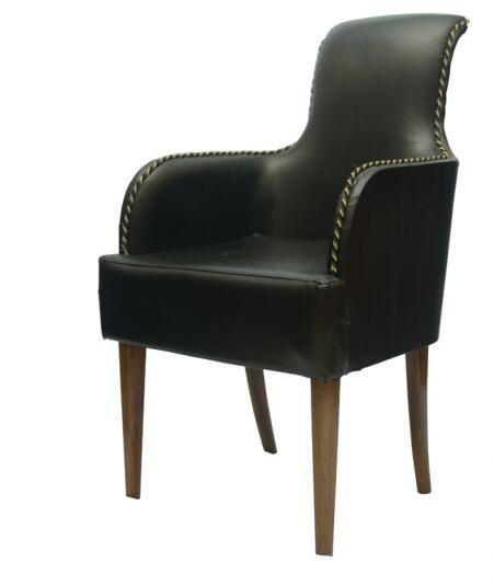 Wooden chair, Color : Brown , black