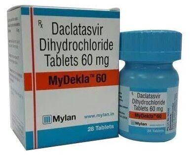 Daclatasvir Dihydrochloride Tablets, Packaging Type : Bottle