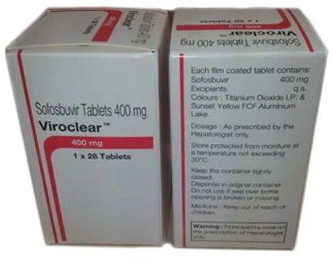 Sofosbuvir Tablet, Packaging Type : Box