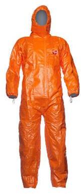 Tychem Plain DuPont Industrial Coverall, Color : Orange, Grey