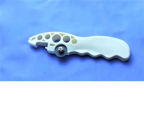 ABS Plastic Medical Ampule Cutter, Color : White