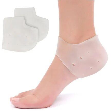 Silicone Heel Sleeve, Color : White