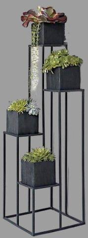 Pot Stand, Color : Black