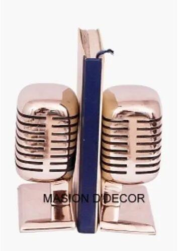 Mic Metal Bookends