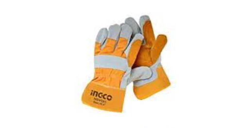 Ingco Leather Safety Gloves, Gender : Unisex