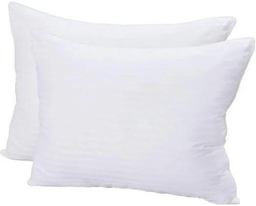 White Fibre Pillow, Pattern : Striped