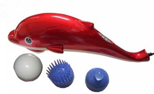 Dolphin Body Massager, Color : Red