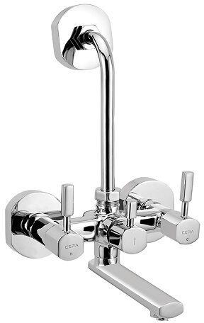 SS Cera Wall Mixer Tap, Color : Silver