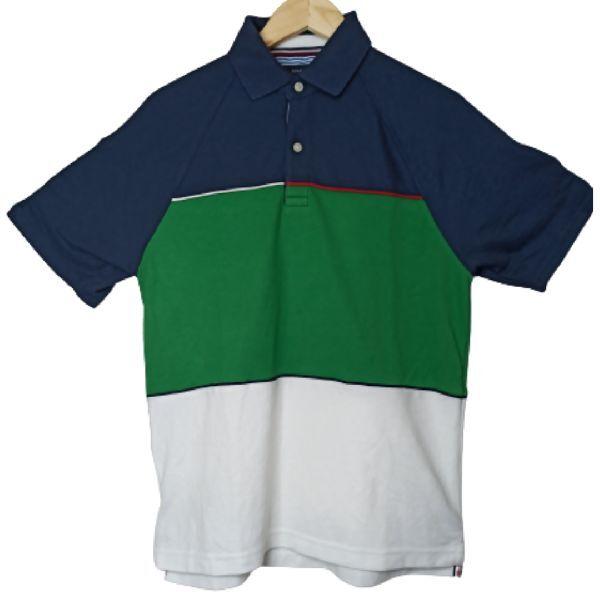 Mens Tommy Hifiger Polo Neck T-shirt (Blue,Green,White)