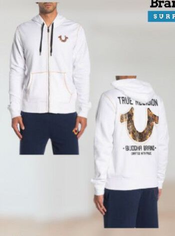 True Religion Sweatshirt (Plain White), Size : M, XL, XXL