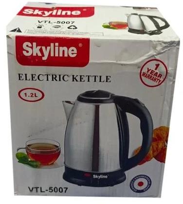 Skyline Stainless Steel Electric Kettle, Capacity : 2 Litre