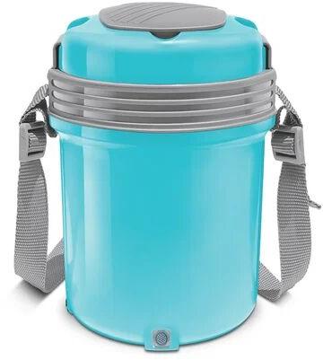 Round Stainless Steel Milton Euroline Lunch Box, Color : Blue