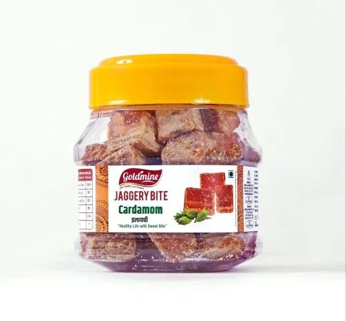 Cardamom Flavour Jaggery, Packaging Type : Jar
