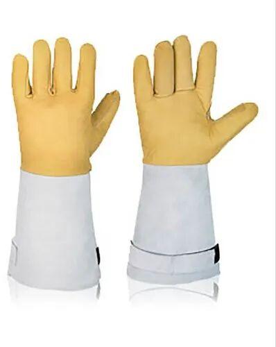Grain Leather Honeywell Cryogenic Gloves, Size : 9/10