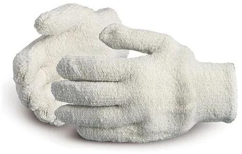 Plain Terry Knitted Gloves, Size : Small, Medium, Large, All Sizes