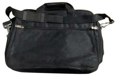 Plain Polyester Laptop Bag, Color : Black