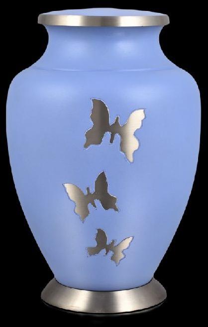 Aluminum Butterfly Cremation urn for human ashes