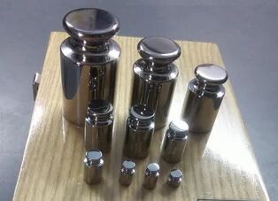 Cylindrical Knob Stainless Steel Analytical Weight Box