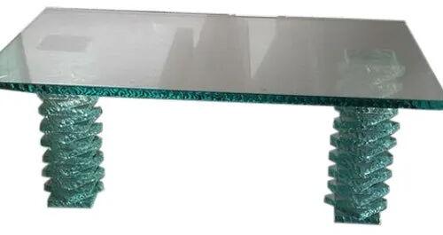 Rectangular Glass Table