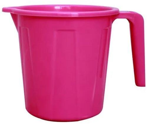 Round plastic mug, Color : multi